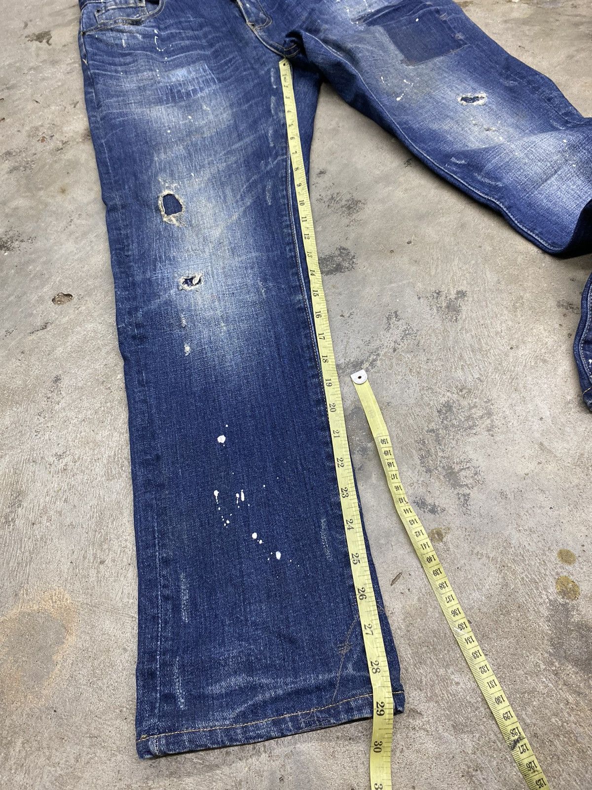 Dsquared2 × If Six Was Nine splater jeans pant dsquared distressed patchwork Size US 31 - 12 Thumbnail