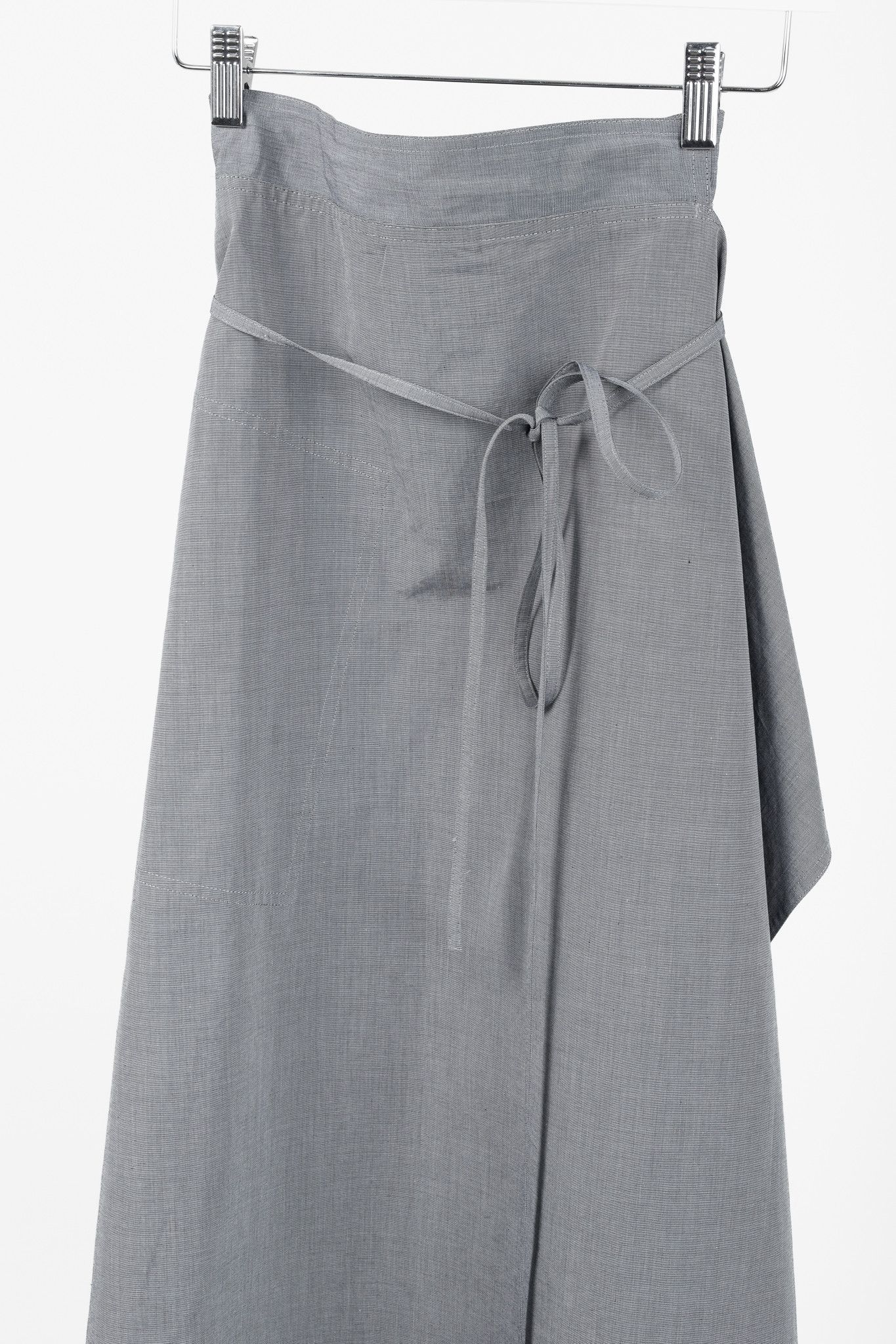 SOFIE D'HOORE Sofie D’Hoore Simone Woven Cotton Wrap Midi A-Line Skirt Size 27" / US 4 / IT 40 - 3 Thumbnail