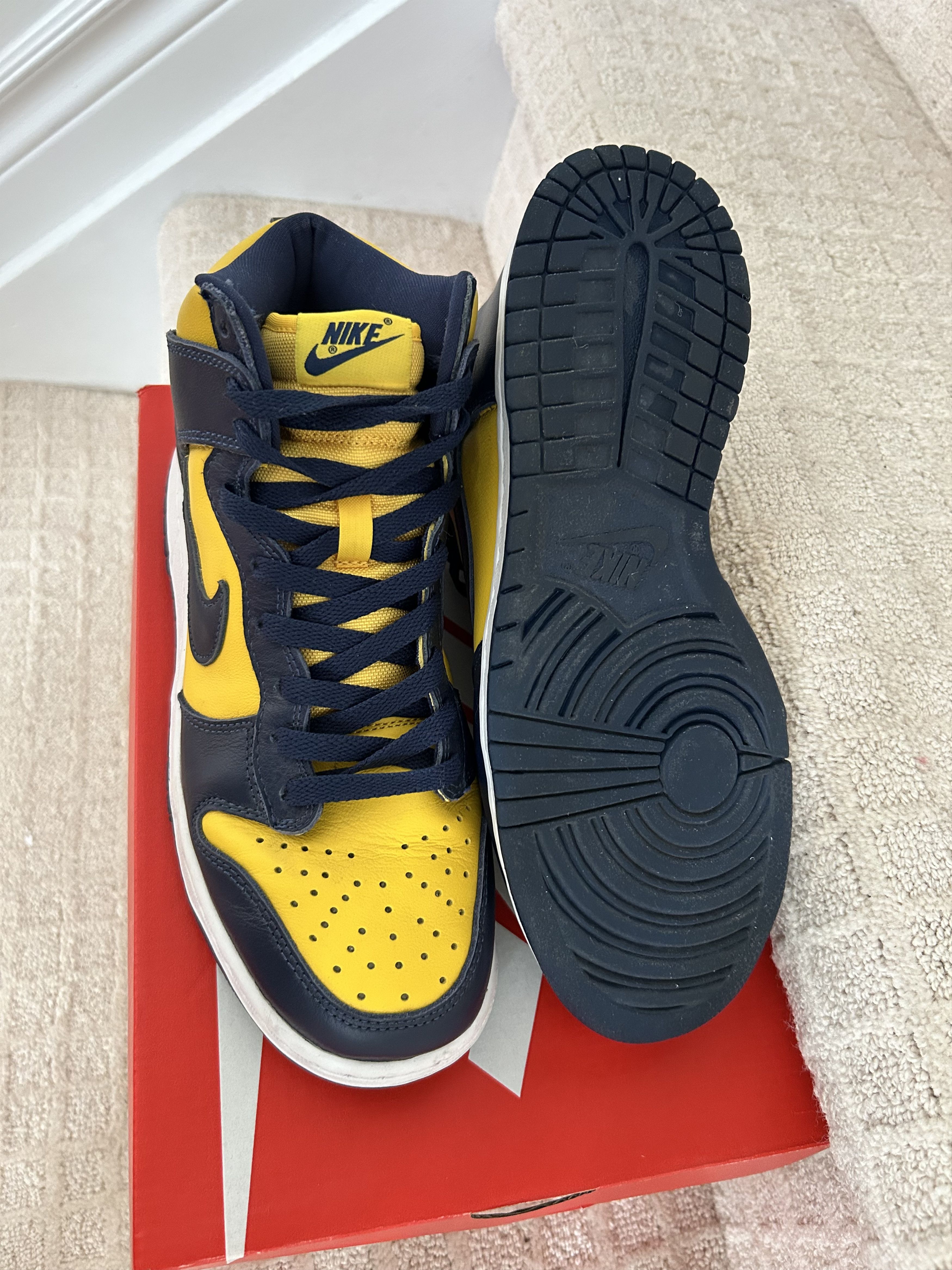 Nike Nike Dunk High Michigan Size US 8.5 / EU 41-42 - 4 Thumbnail