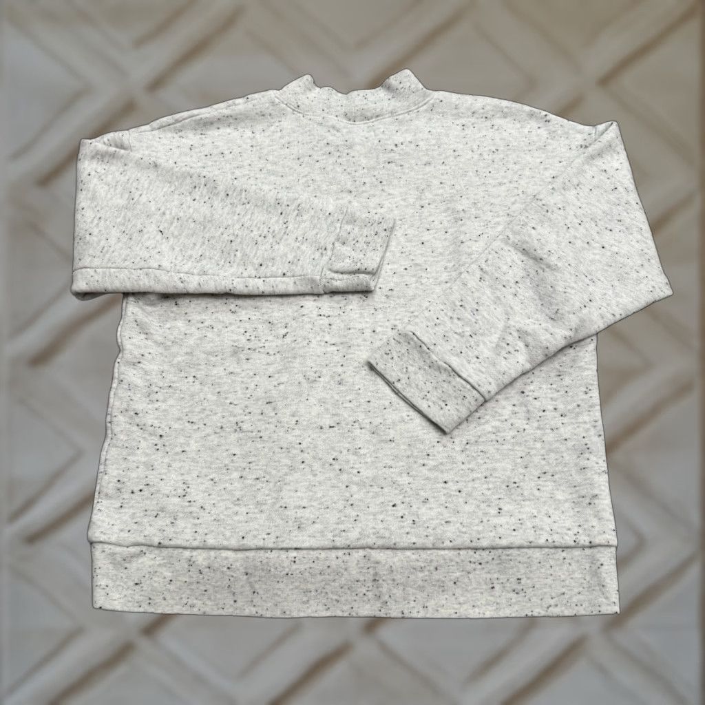 Madewell Madewell Sweatshirt V-Notch Pullover Gray Womens XL Regular Fit Size L / US 10 / IT 46 - 1 Thumbnail