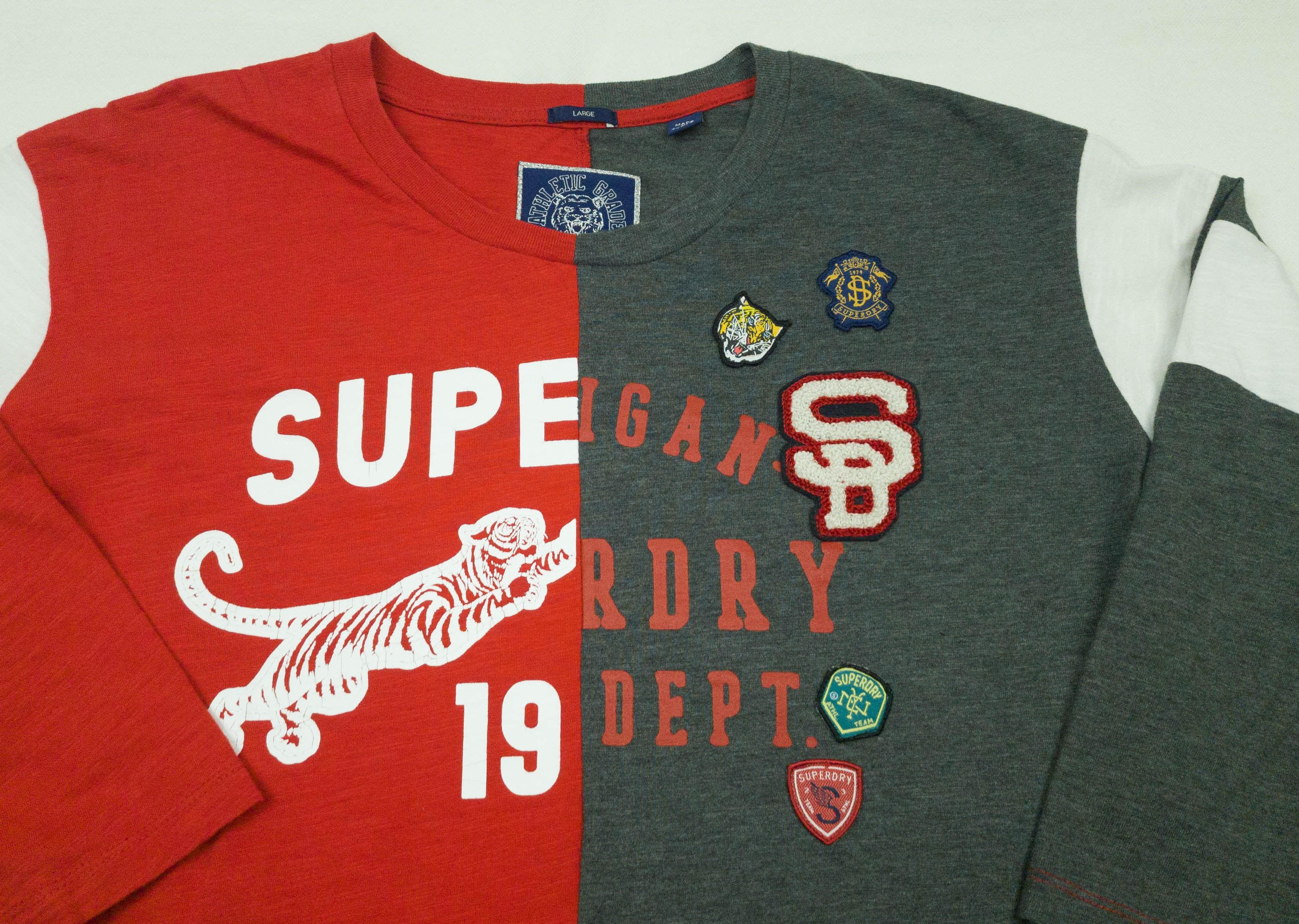 Superdry Superdry womens top 3/4 sleeve cotton size L vgc Size L / US 10 / IT 46 - 4 Thumbnail