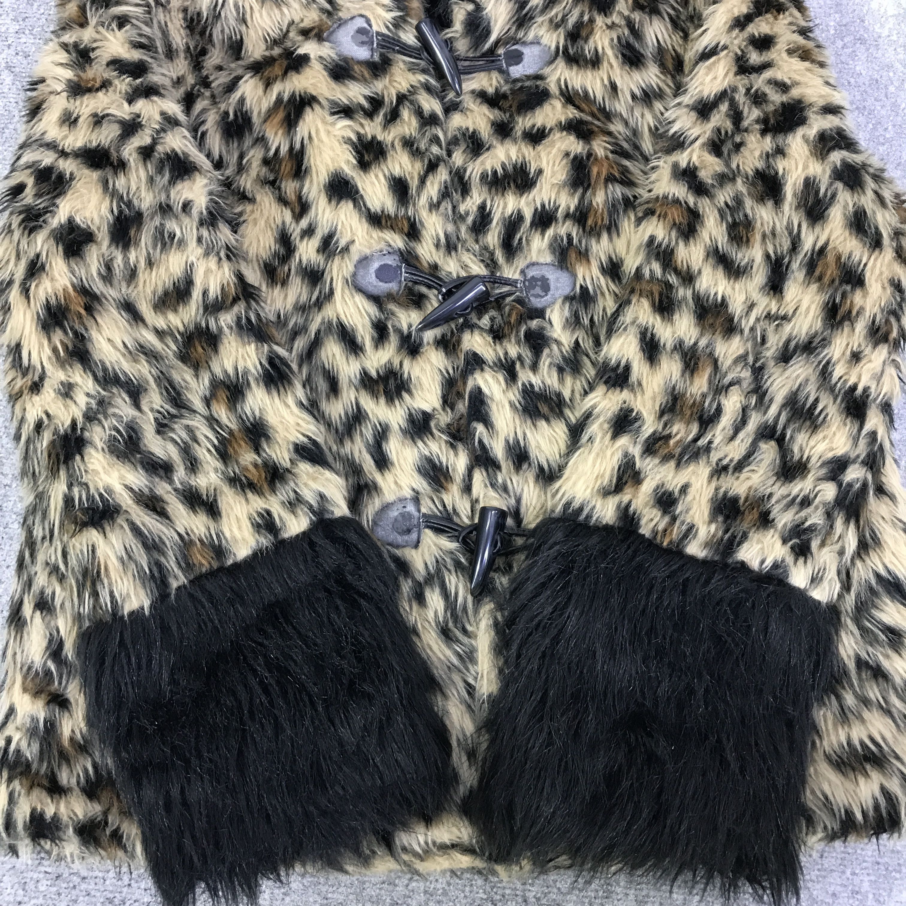 If Six Was Nine GOTHIC STYLE JAPAN GLAD NEWS FUR HOODIE JACKET K89B18 Size US L / EU 52-54 / 3 - 8 Thumbnail