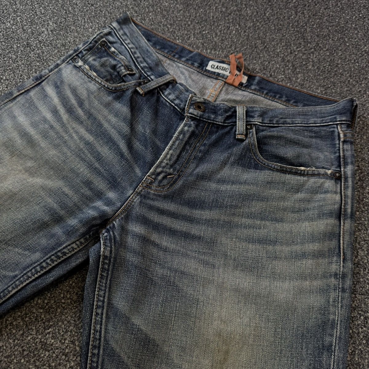 Levi's Vintage Clothing 🔥 Archives Bootcut Levis 507 Faded Aging Denim W33 Size US 33 - 3 Thumbnail