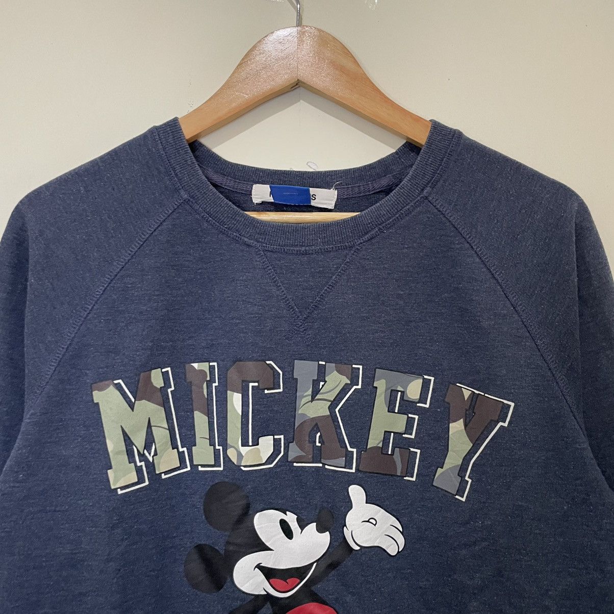 Mickey Mouse Disney Mickey Mouse navy blue graphic print sweatshirt. Size US S / EU 44-46 / 1 - 2 Thumbnail