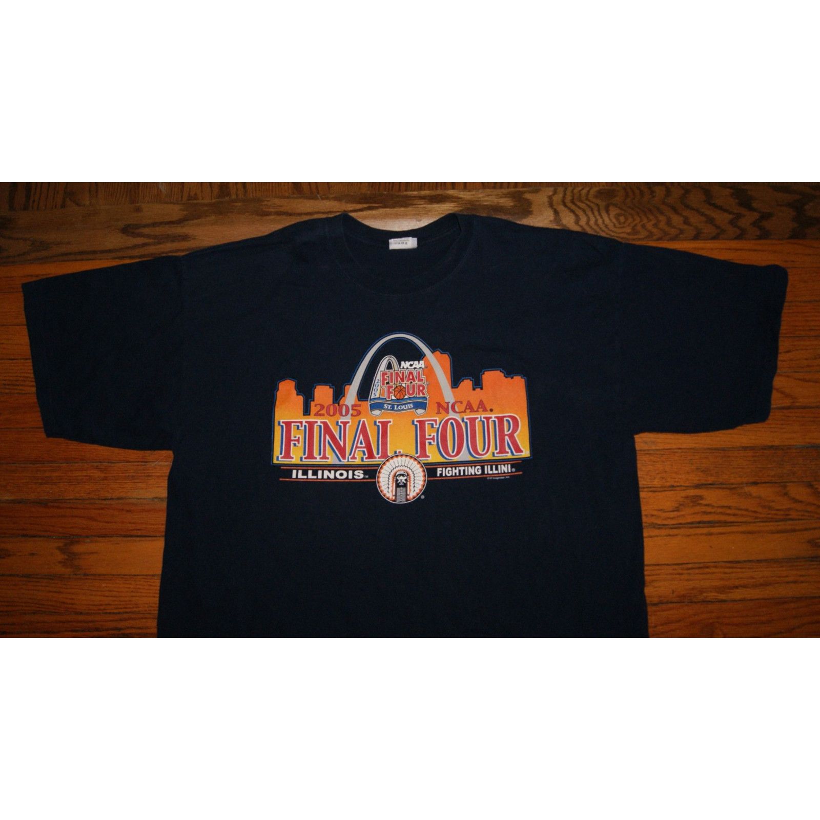 CSA VTG ILLINOIS FIGHTING Chief 2005 NCAA Final Four 2XL TShirt Size US XXL / EU 58 / 5 - 1 Thumbnail