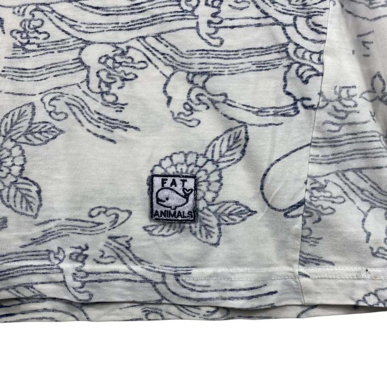 Other FAT ANIMAL WHALE Ocean Creature Over Print Tee Shirt Top Size XXL / US 16-18 / IT 52-54 - 3 Thumbnail