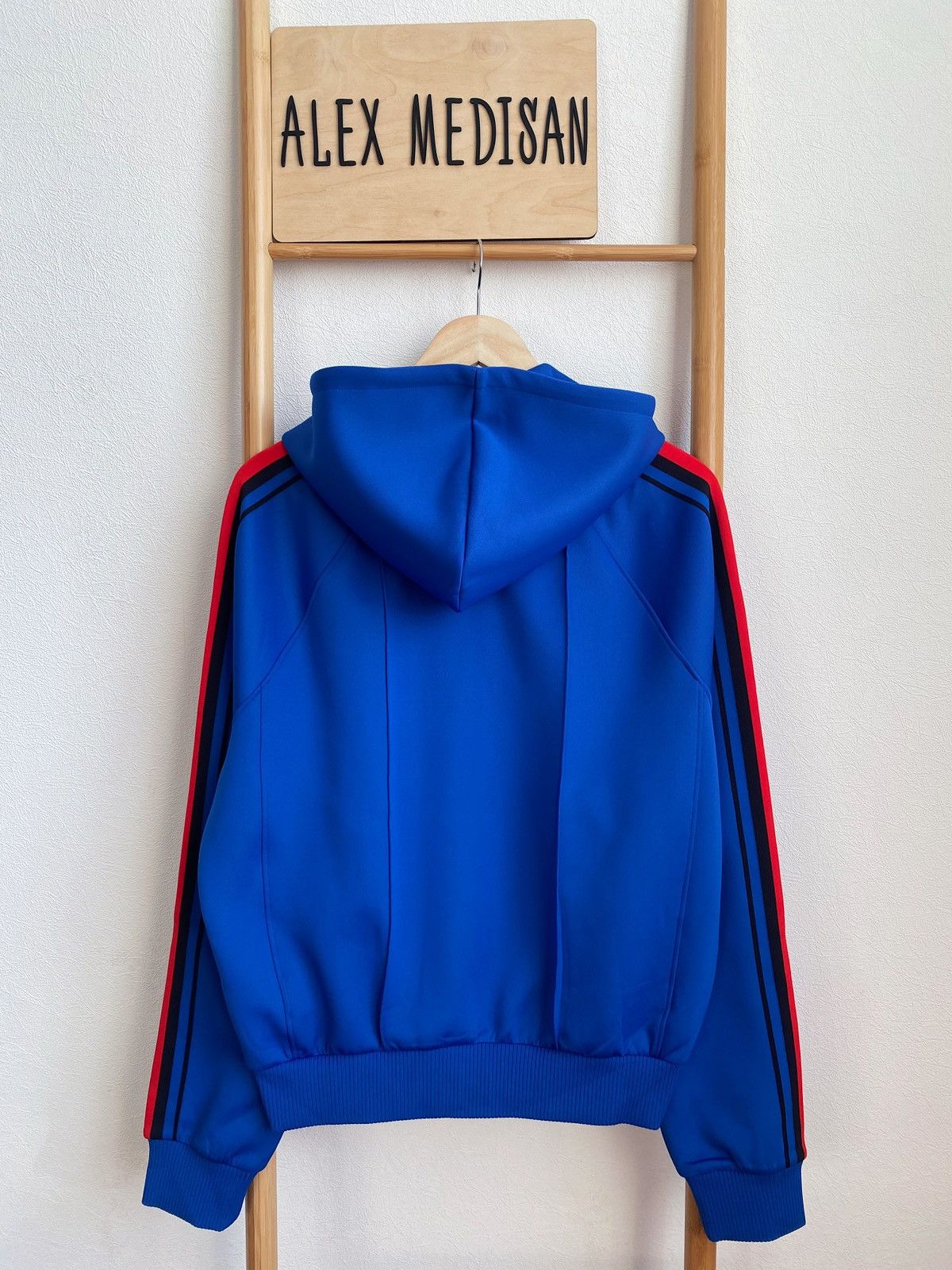 H&M × Paco Rabanne New Rabanne x H&M Unisex Blue Full Zip Hooded Tracksuit Size M / US 6-8 / IT 42-44 - 16 Thumbnail