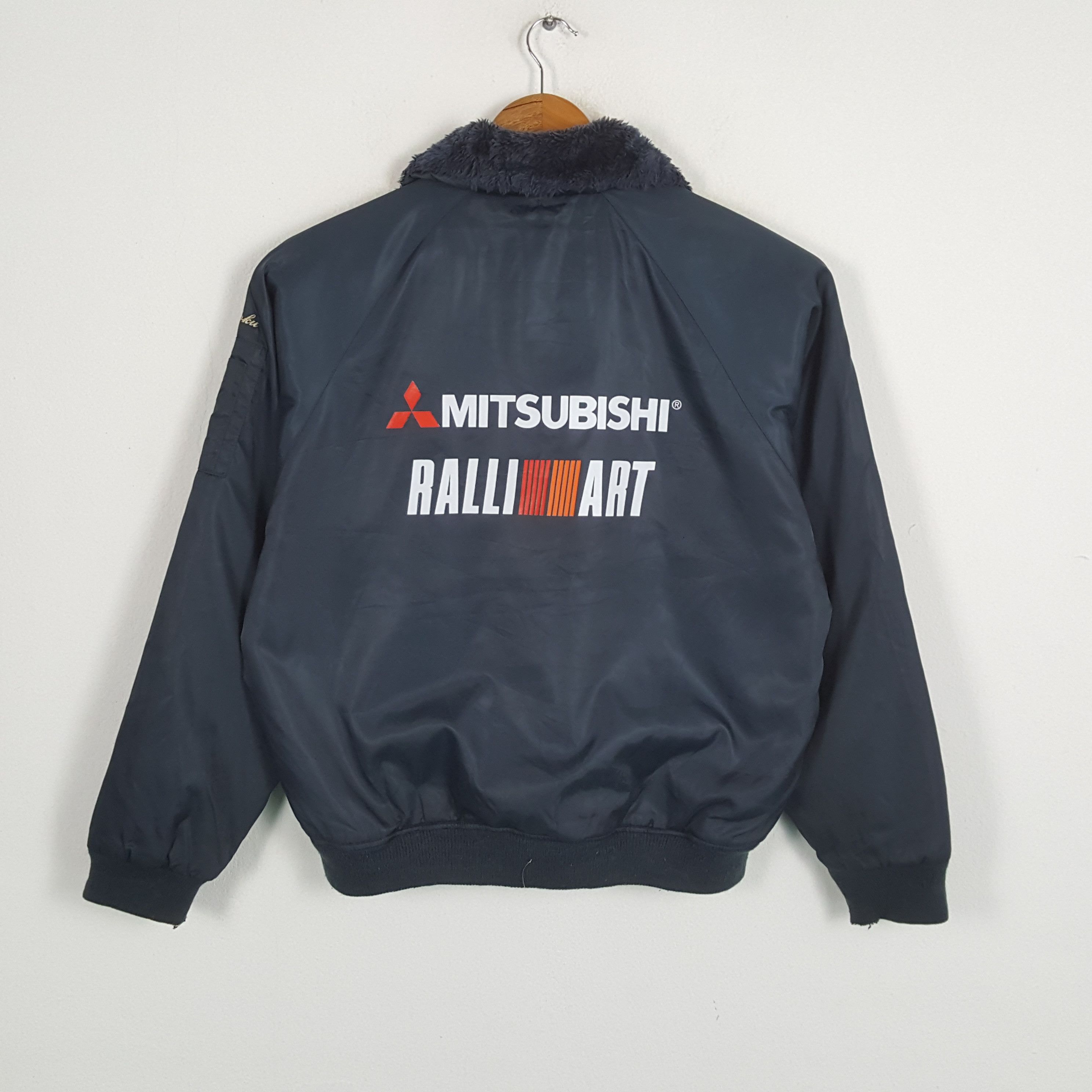 Japanese Brand × Vintage Vintage MITSUBISHI RALLI ART Japanese Racing Custom Jacket Size US XL / EU 56 / 4 - 1 Thumbnail