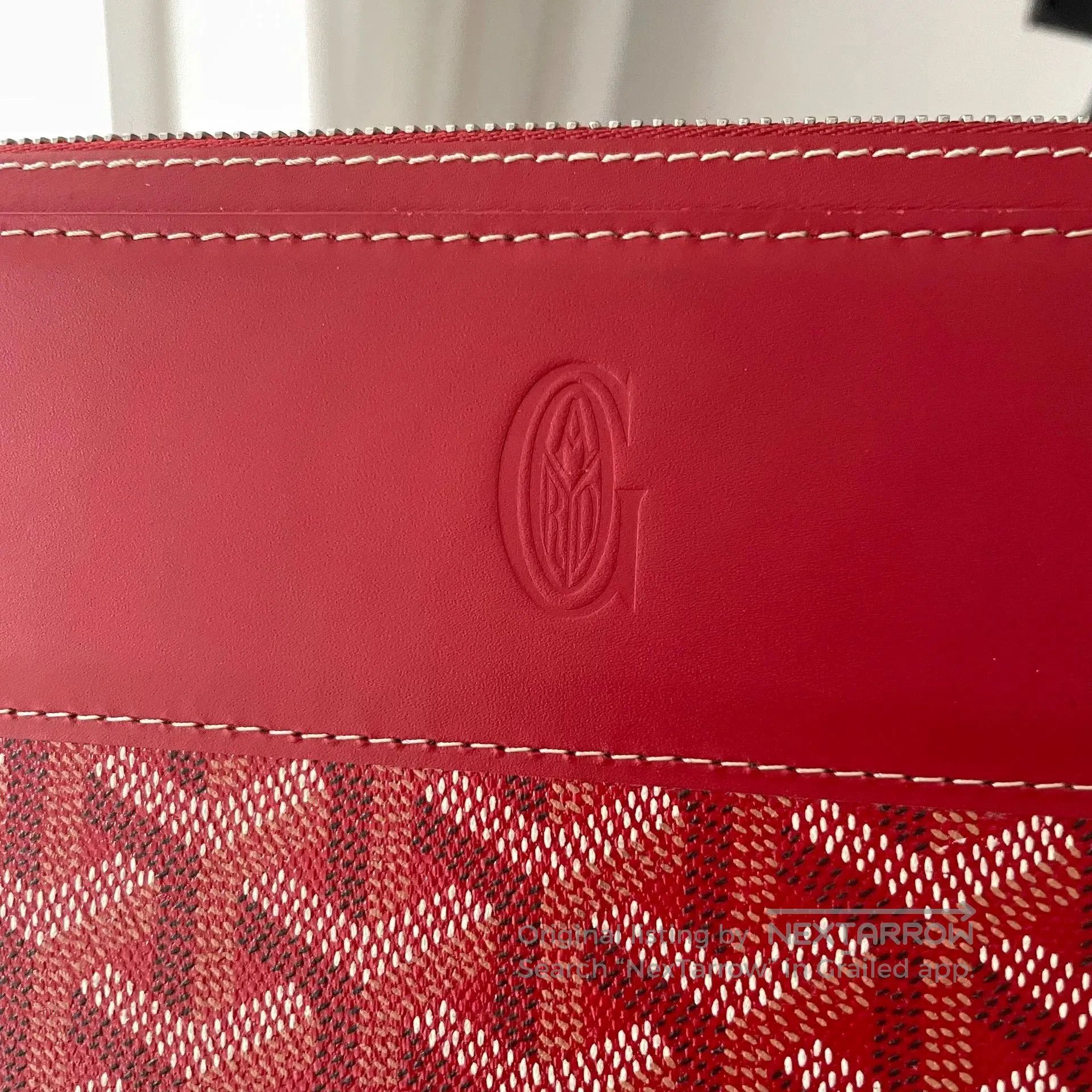 Goyard Goyard Red Laptop Briefcase. Size ONE SIZE - 5 Thumbnail