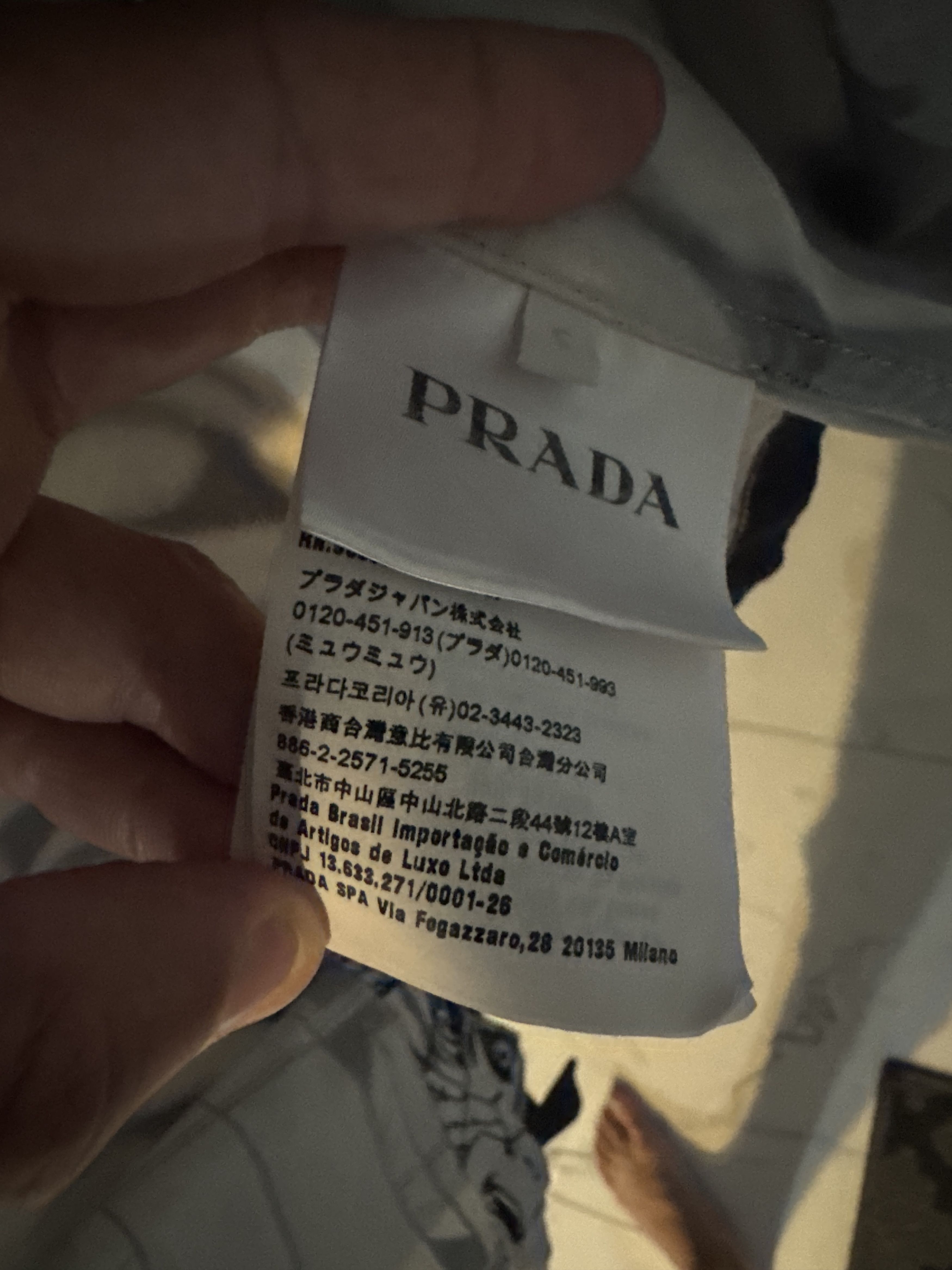 Prada Camica Popeline Future Bianco S Size US S / EU 44-46 / 1 - 5 Thumbnail