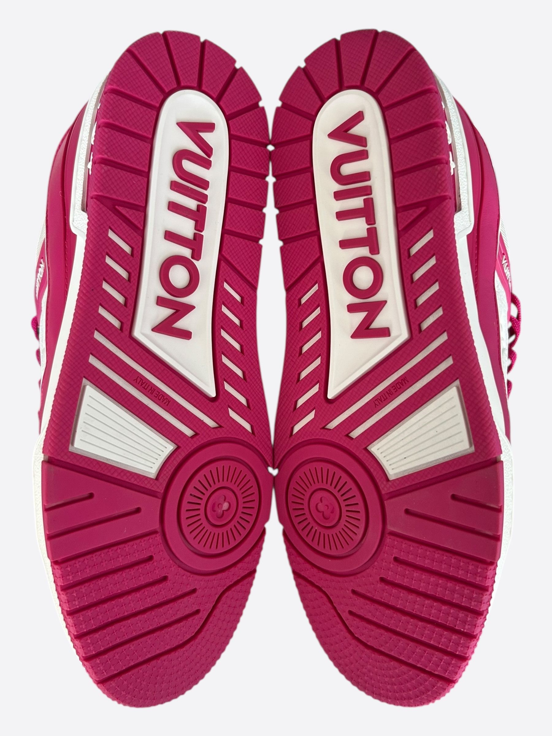 Louis Vuitton Louis Vuitton Pink & White Monogram Trainers Size US 9.5 / EU 42-43 - 7 Thumbnail