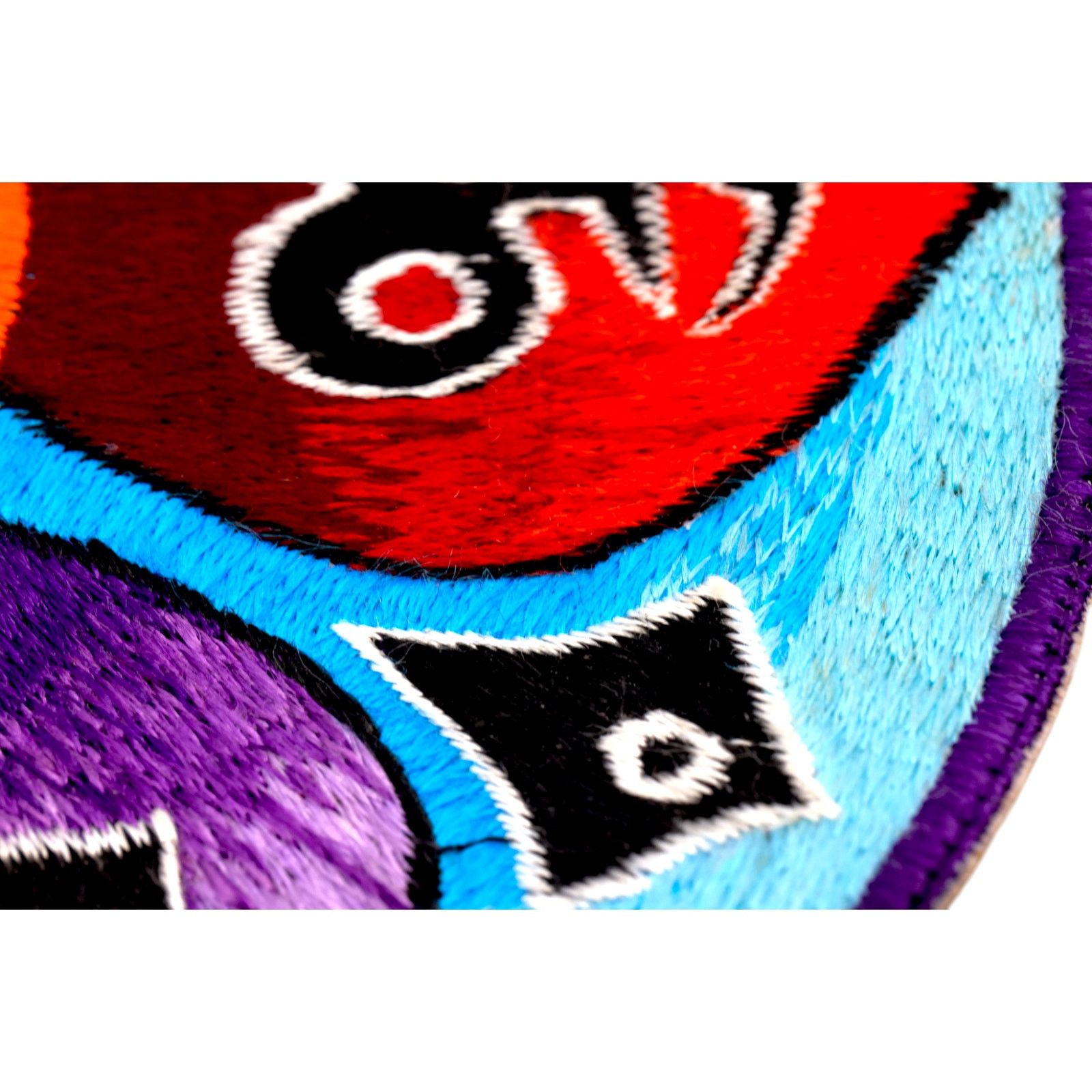 Other Om Mani Padme Hum Chakra Lotus Petals 8" Embroidery Patch Size ONE SIZE - 5 Thumbnail