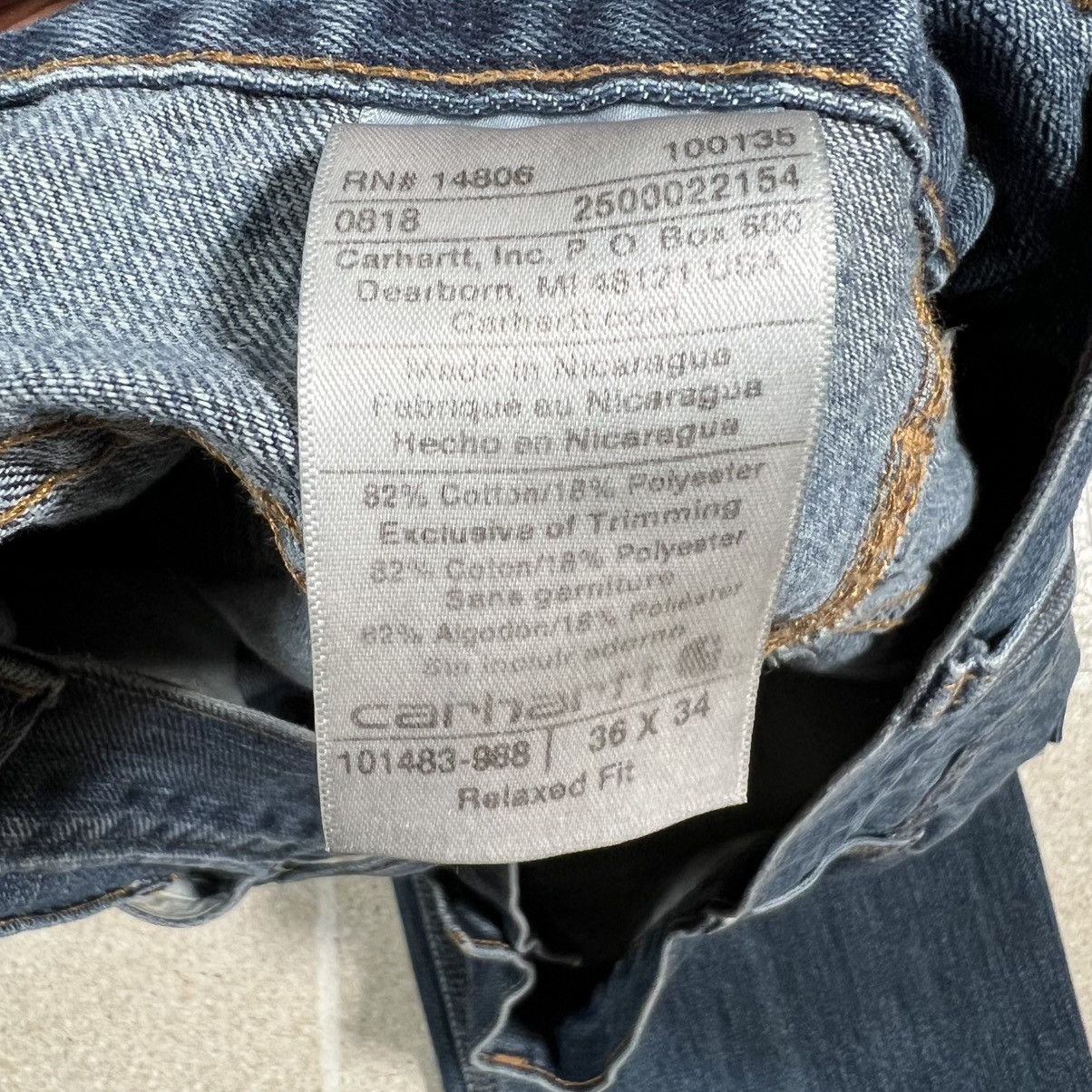 Carhartt Carhartt Men’s Jeans Denim Relaxed Fit Sz 34x32 101483-968 Size US 34 / EU 50 - 5 Thumbnail