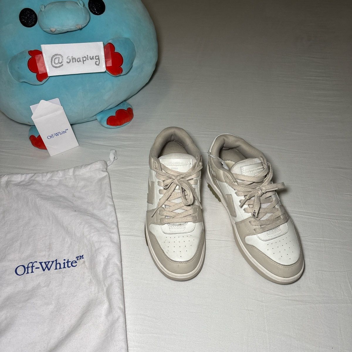 Off-White Off-White “Out of Office” Leather Sneakers — EU 41 Size US 8 / EU 41 - 1 Thumbnail