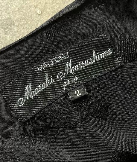 Masaki Matsushima Masaki Matsushima 1999AW Runway Jacquard Lace-Up Dress Size M / US 6-8 / IT 42-44 - 8 Thumbnail