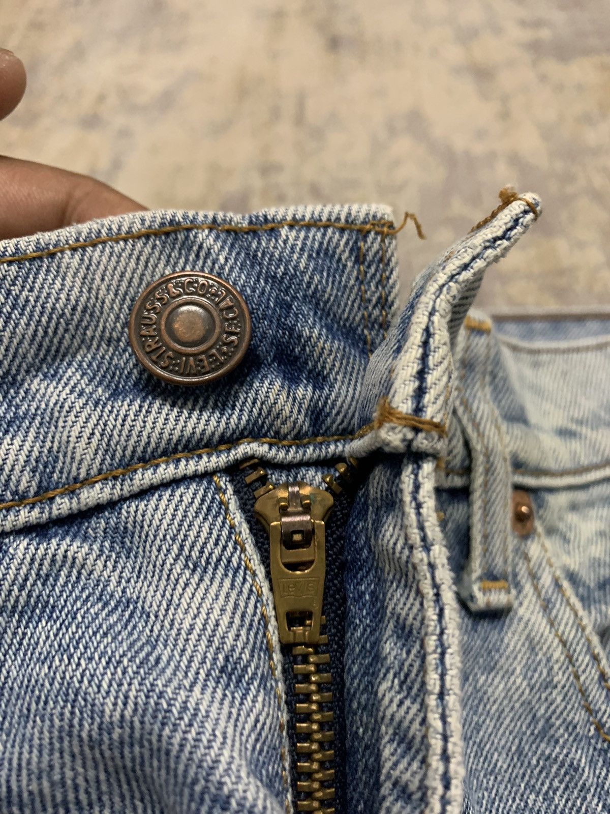 Levi's VTG 90s Levi's Japan 505 Regular Fit Straight Leg Jeans W33 Size US 33 - 7 Thumbnail