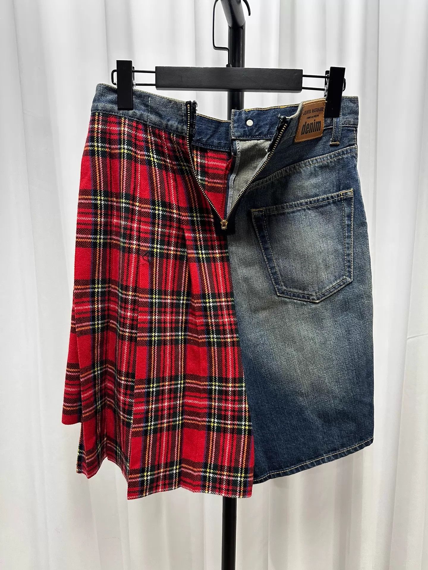Junya Watanabe Junya Watanabe Color Blocked Short Skirt XS Size 25" / US 0 / IT 36 - 5 Thumbnail