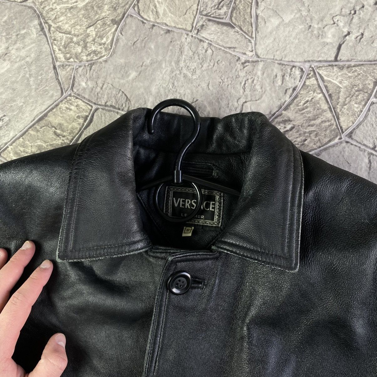 Versace Versace Leather Jacket Size US S / EU 44-46 / 1 - 6 Thumbnail