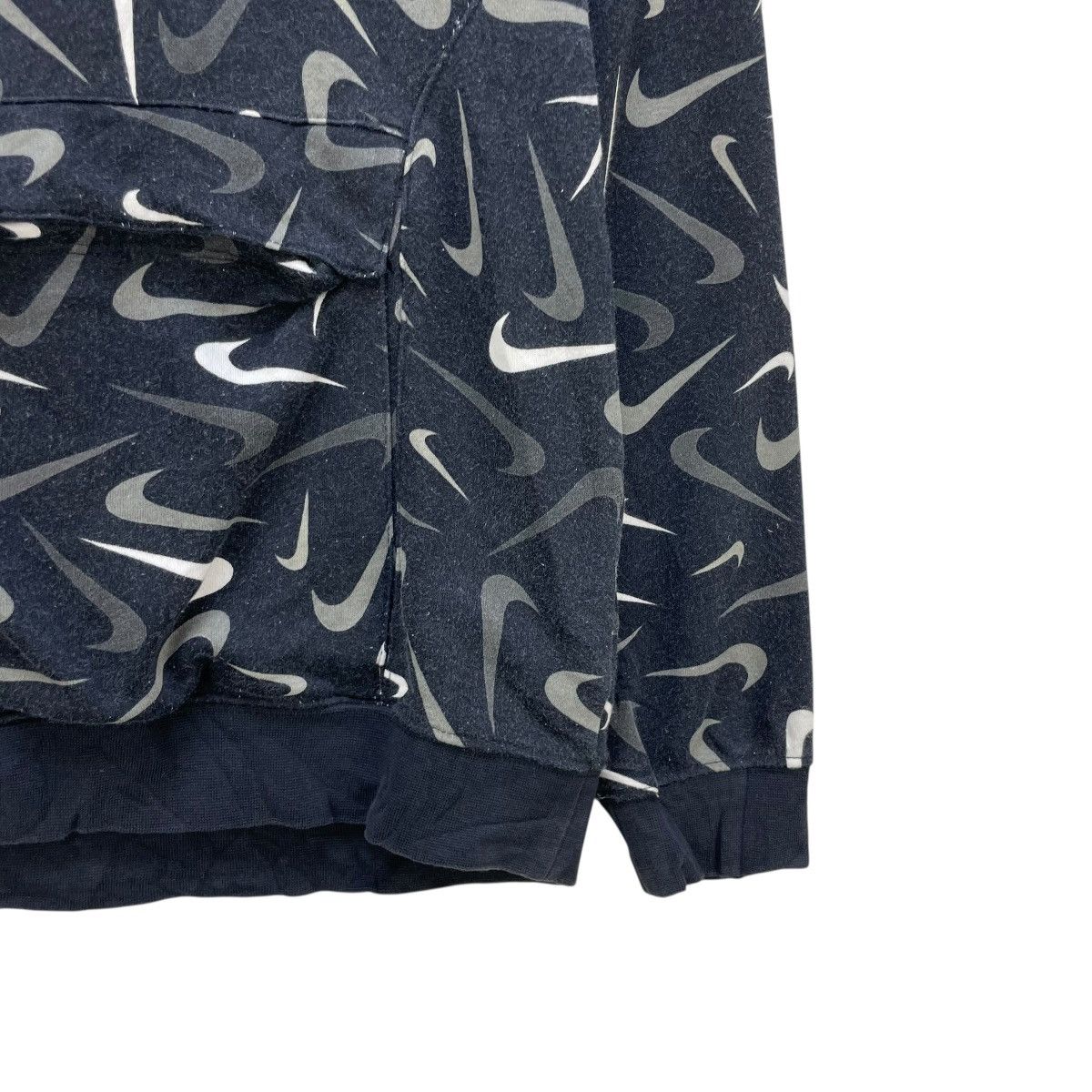 Nike 💥Nike Swoosh Fullprint Style Anorak Pullover Hooded Size M / US 6-8 / IT 42-44 - 5 Thumbnail