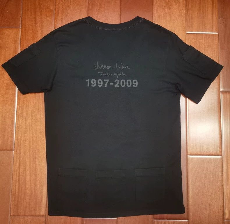 Number (N)ine Number (N)ine T-shirt 09 short-sleeved tee v-neck number ni Size US L / EU 52-54 / 3 - 2 Thumbnail