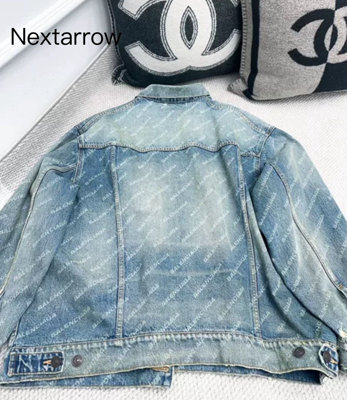 Balenciaga BALENCIAGA old gradient blue jacket 2412-Nextarrow Size US XS / EU 42 / 0 - 2 Thumbnail