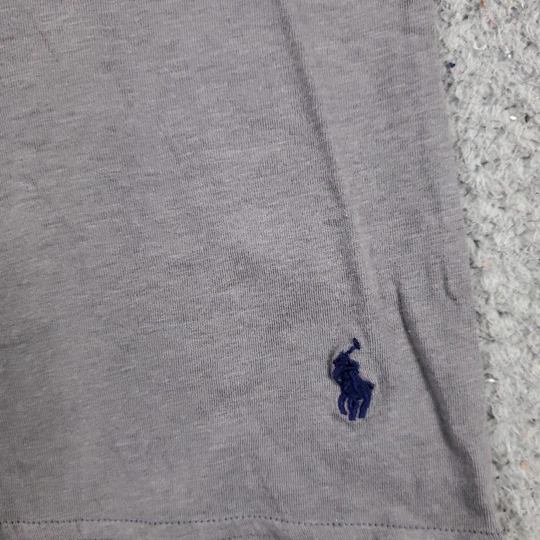 Ralph Lauren Polo Ralph Lauren T Shirt Mens XL Gray Pony Logo Short Sleeve Crew Neck Casual tee Adult XL Gray - Mens Polo Shirt Classic American Sports Logo Size US XL / EU 56 / 4 - 3 Thumbnail