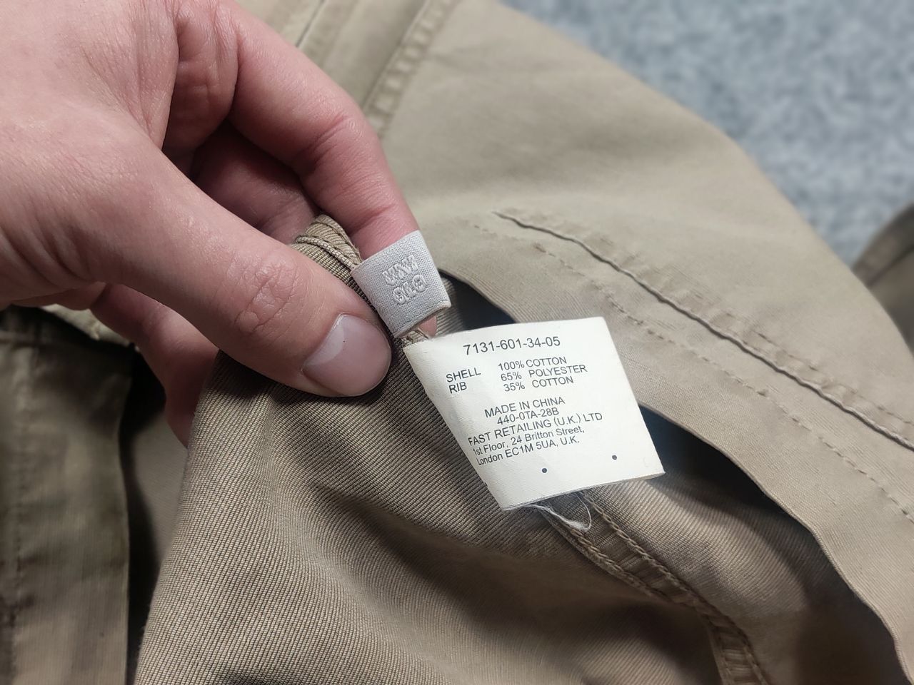 Japanese Brand Vintage Uniqlo Japan Minimalism Canvas Zip Bomber Jacket Size US L / EU 52-54 / 3 - 15 Thumbnail