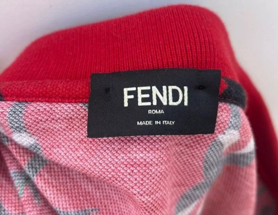 Fendi Rare Fendi polo Size US XL / EU 56 / 4 - 2 Thumbnail