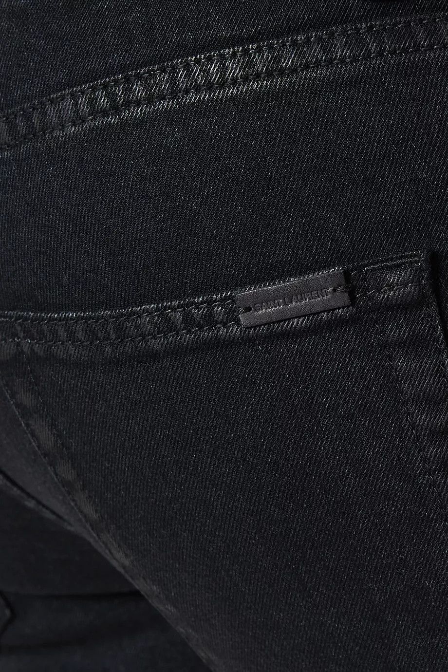 Saint Laurent Paris o1bcso1str0924 Skinny Fit Jeans in Black Size US 26 / EU 42 - 5 Thumbnail