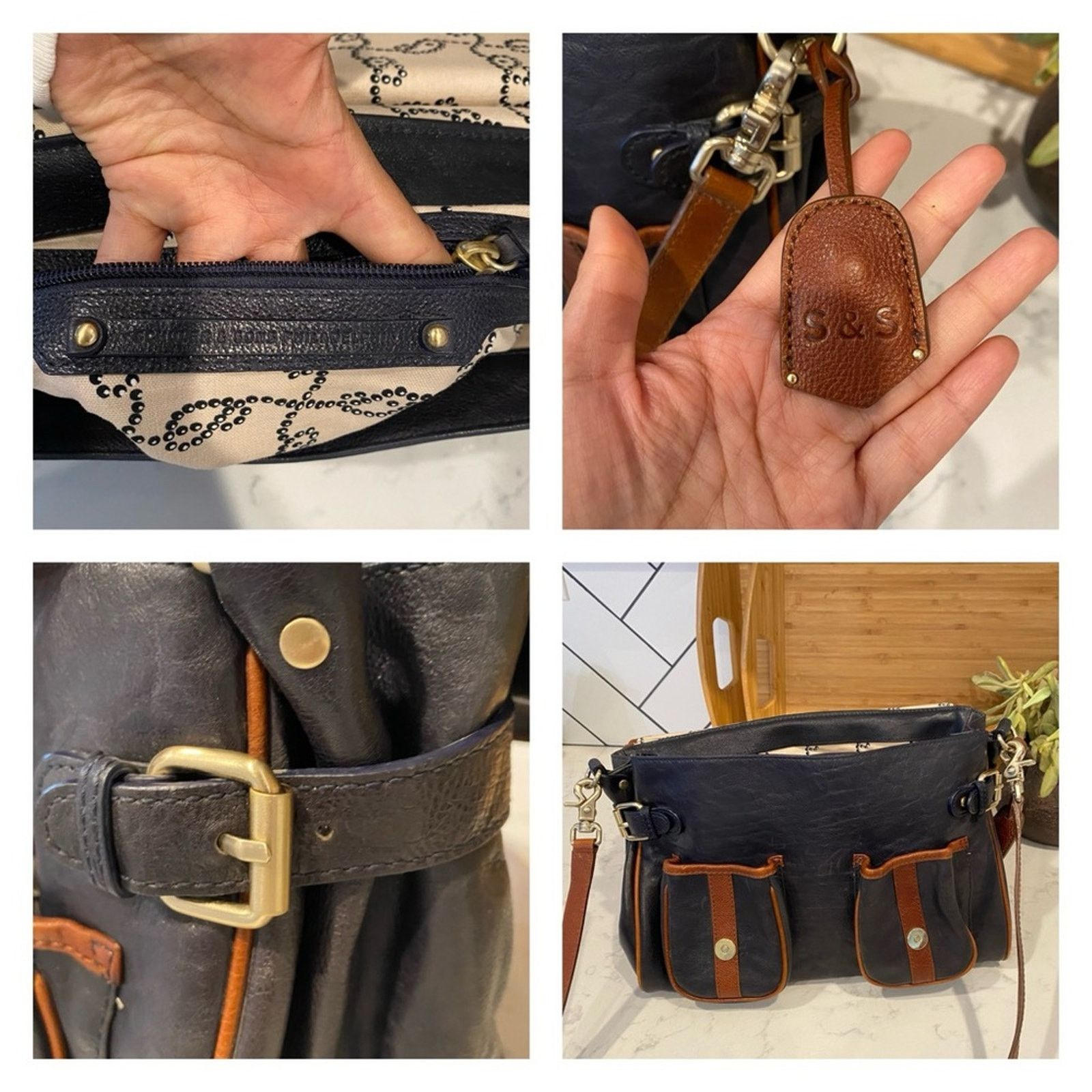 Anthropologie Schuler & Sons Philadelphia leather works Messenger bag Size ONE SIZE - 8 Thumbnail