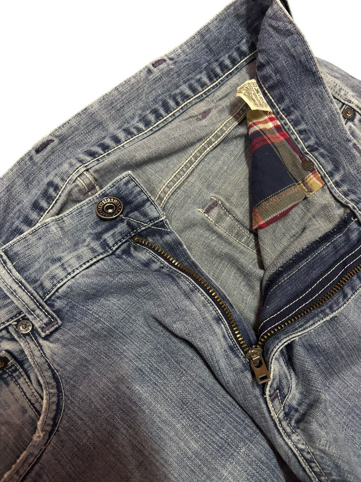 Japanese Brand × Levi's × Levi's Vintage Clothing Y2k Vintage Levi’s 503 Cargo Tactical Baggy Jeans Size US 34 / EU 50 - 4 Thumbnail
