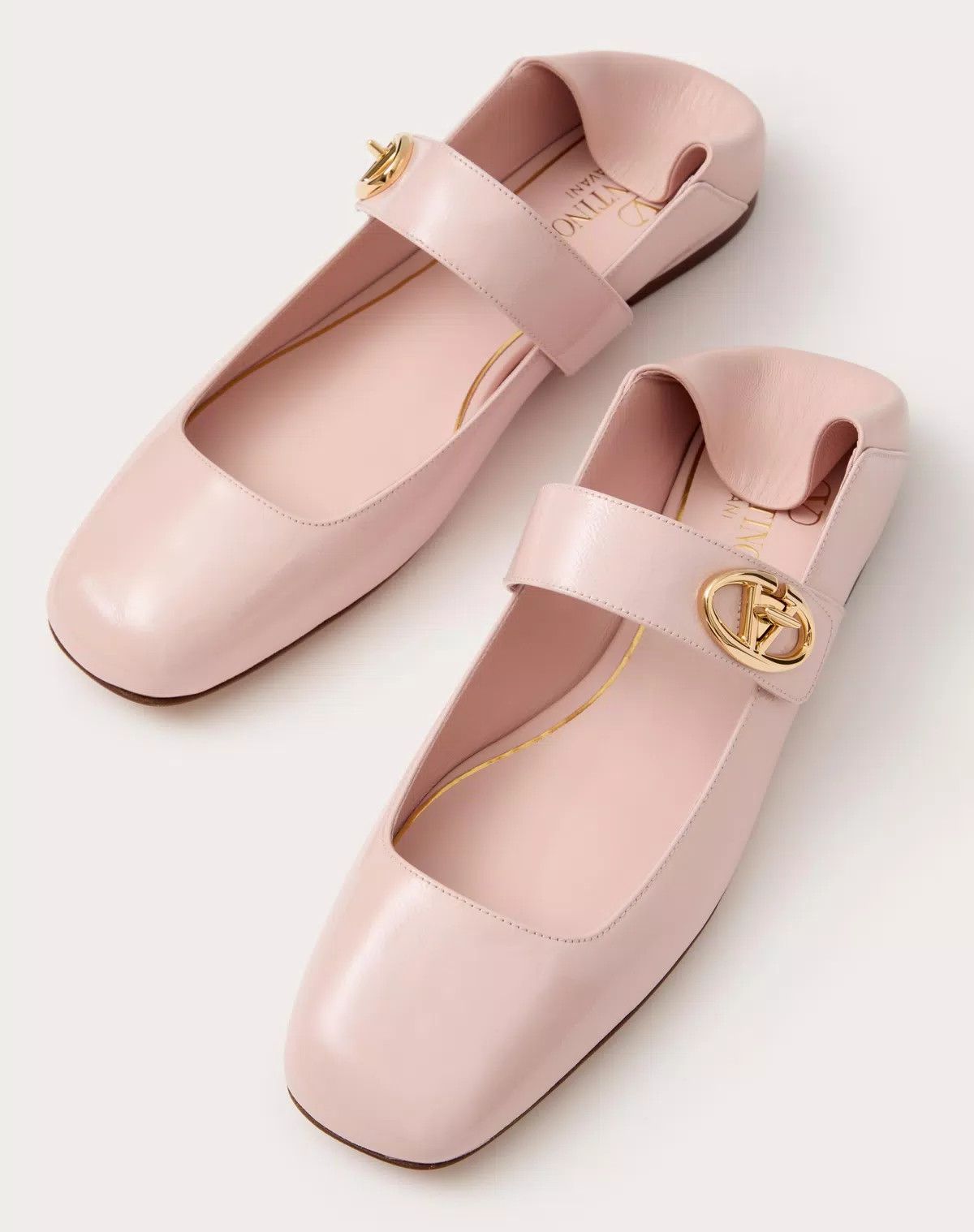 Valentino o1s1wg110625 Mary Jane Locker Ballerina in Pale Pink/Blush Size US 9 / IT 39 - 5 Thumbnail