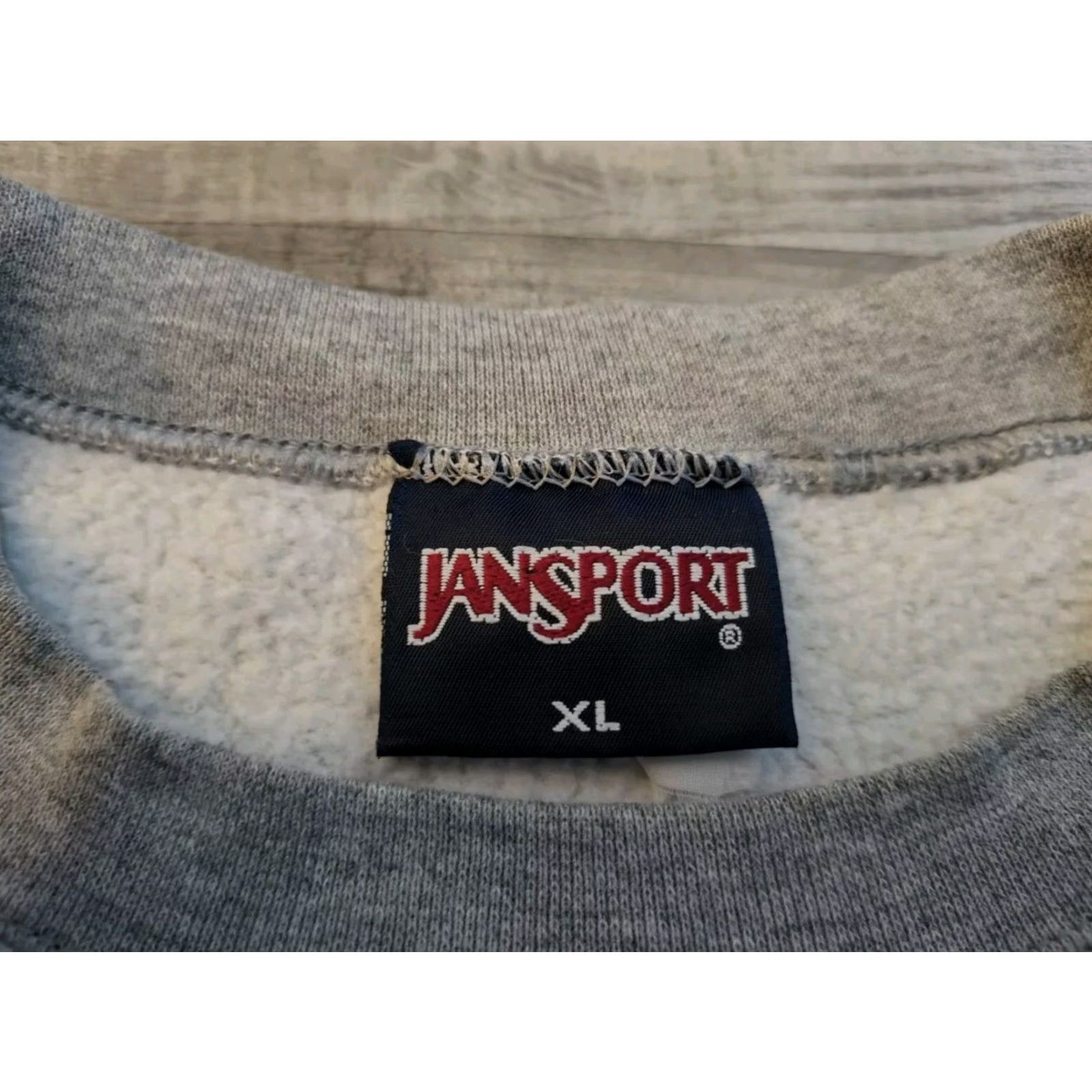 Jansport Vintage Yes JanSport USA Air Force Puff Logo Sweatshirt XL Gray Crewneck Felt Size US XL / EU 56 / 4 - 7 Thumbnail