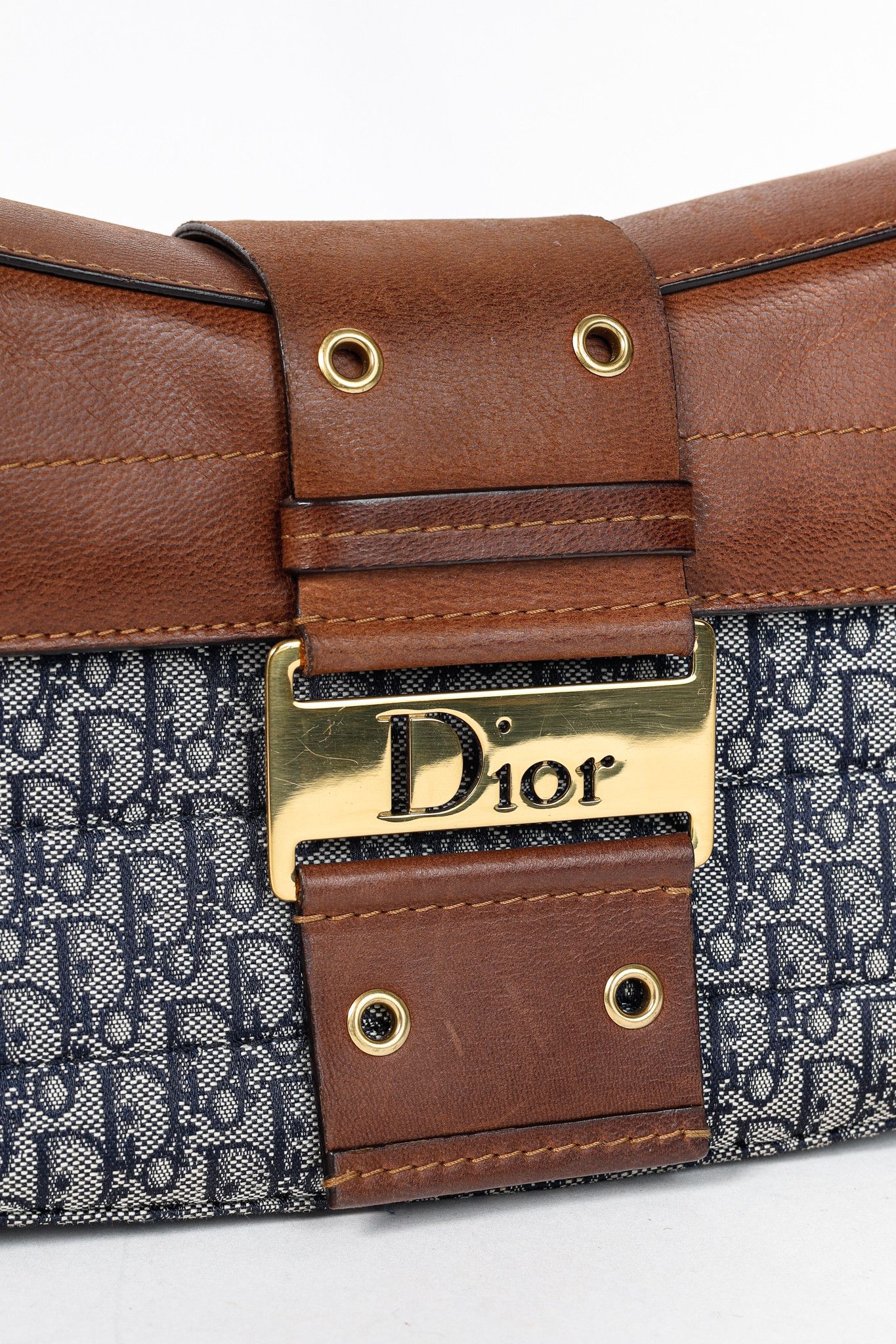Dior Christian Dior Street Chic Columbus Avenue Logo-Jacquard Bag Size ONE SIZE - 12 Thumbnail