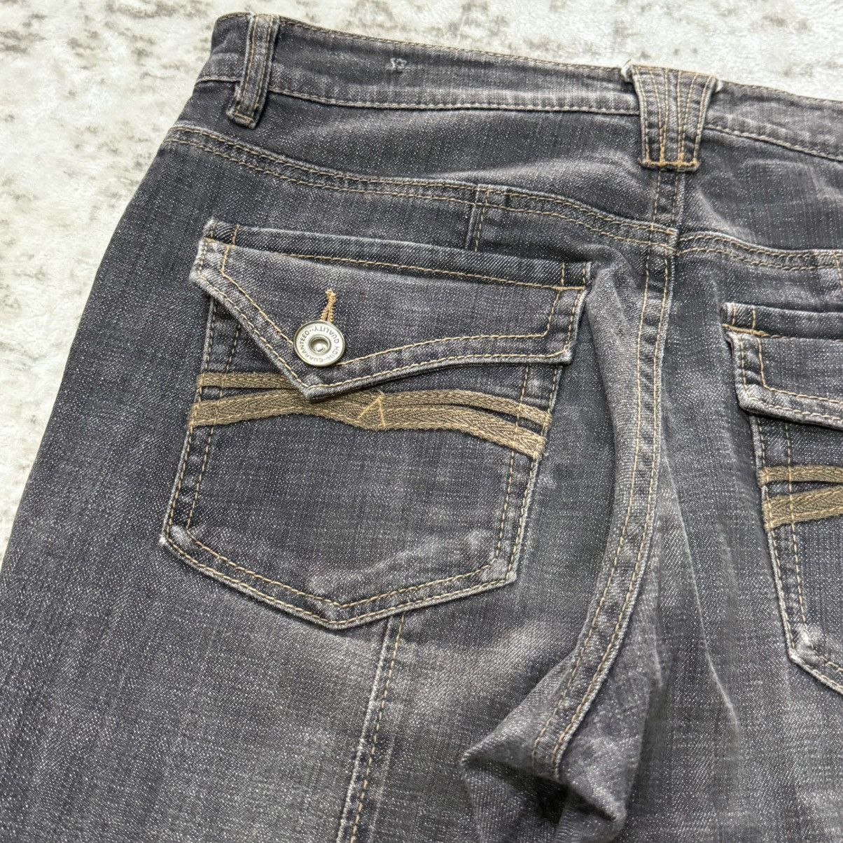 Japanese Brand Japanese Brand Paneled Flare Bootcut Jeans Size 31" - 11 Thumbnail