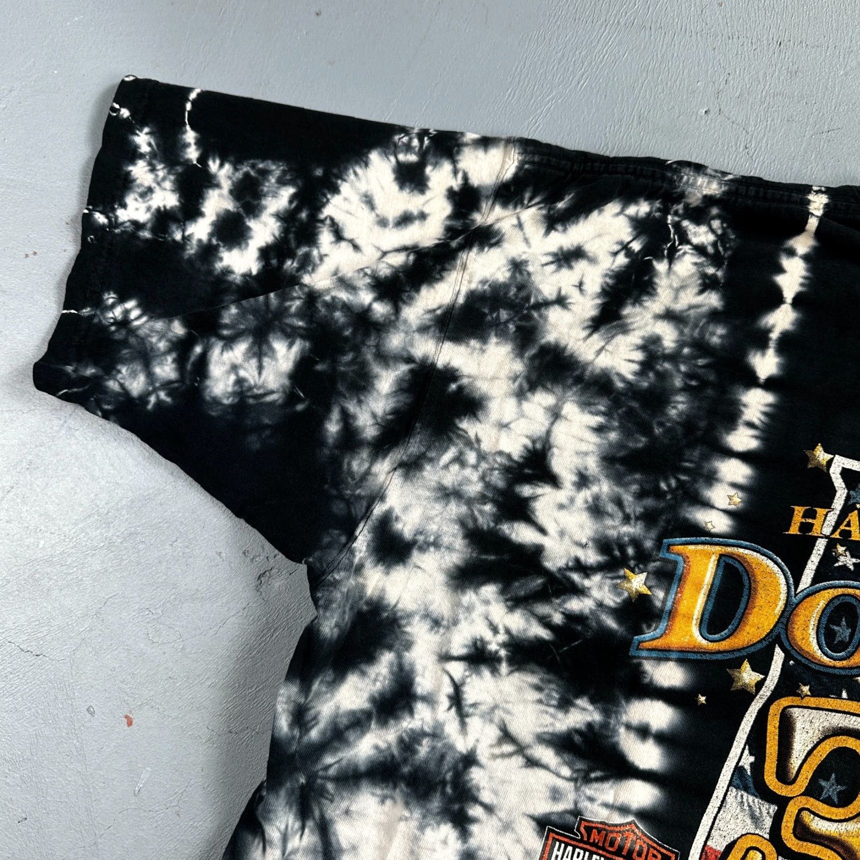 Harley Davidson VINTAGE Harley-Davidson T Shirt Motorcycle Graphic USA Black Solid Short Sleeve Crew Neck L Mens US Made 90s Theme: Motorcycle Size US L / EU 52-54 / 3 - 5 Thumbnail