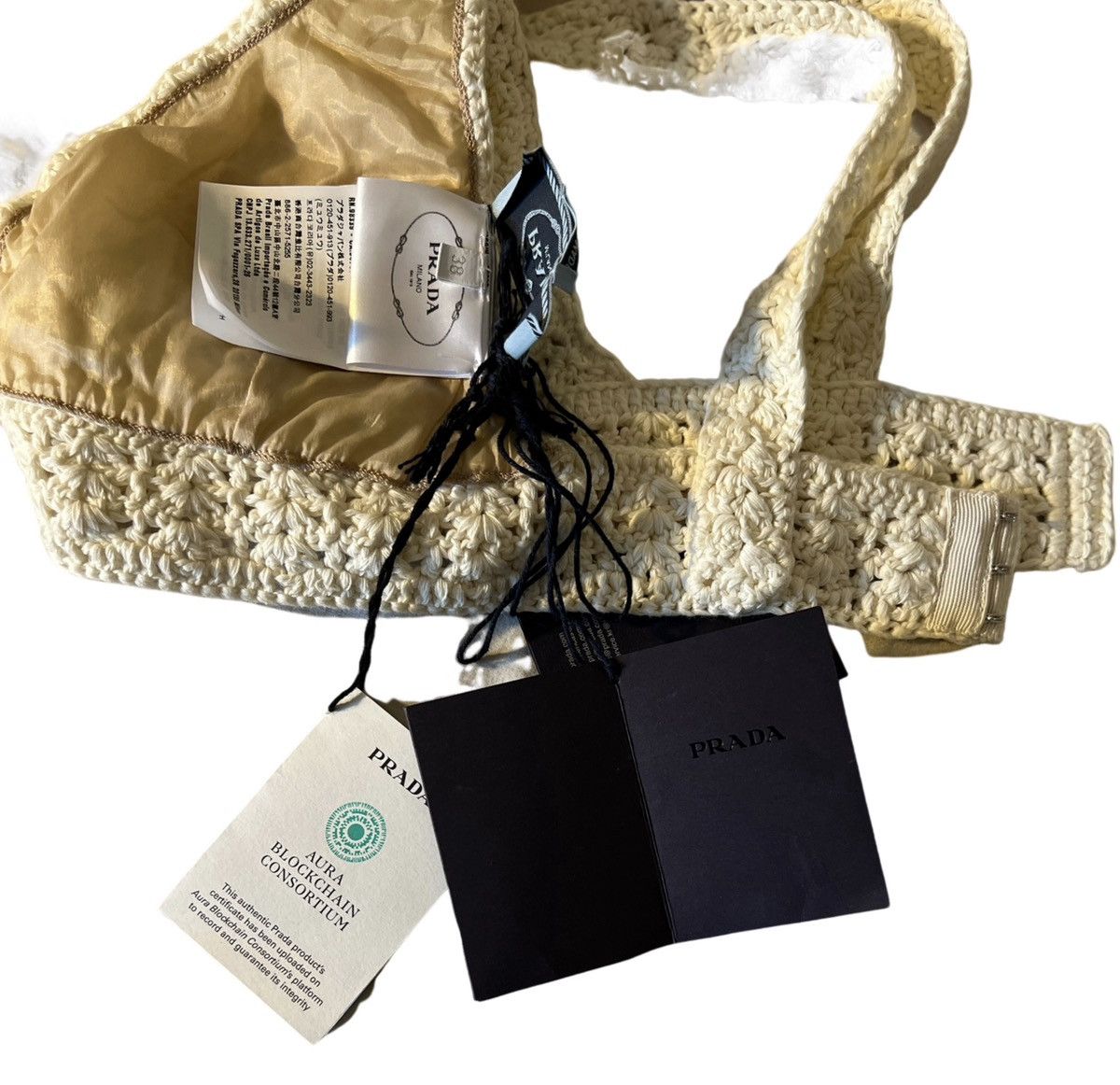 Prada Prada Crochet top Only Vip Creme 💞 Size S / US 4 / IT 40 - 6 Thumbnail