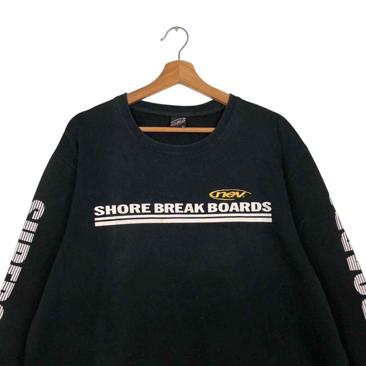 Vintage 📌Vintage Sweatshirt Nev Surf Style Shore Break Boards Size US L / EU 52-54 / 3 - 4 Thumbnail