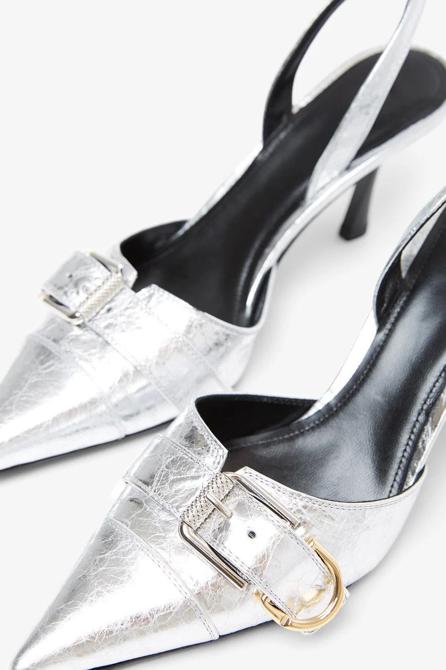Givenchy o1w1db10126 Heels in Silver Size US 6 / IT 36 - 4 Thumbnail