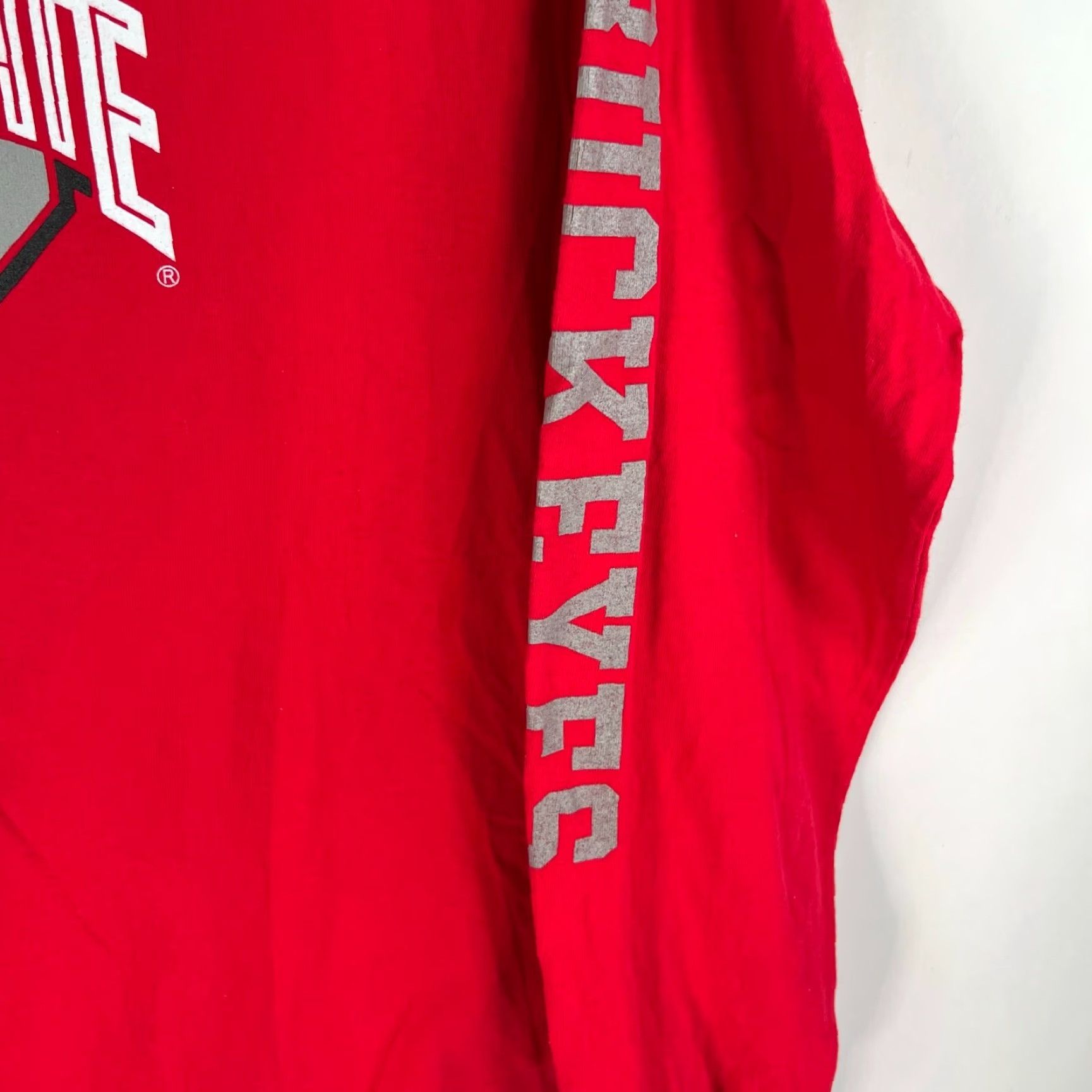 Anvil VINTAGE Anvil Ohio State Buckeyes University Long Sleeve Shirt 2XL Red Mens 2XL Buckeyes USA Graphic Print Crew Neck, 100% Cotton Size US XXL / EU 58 / 5 - 3 Thumbnail