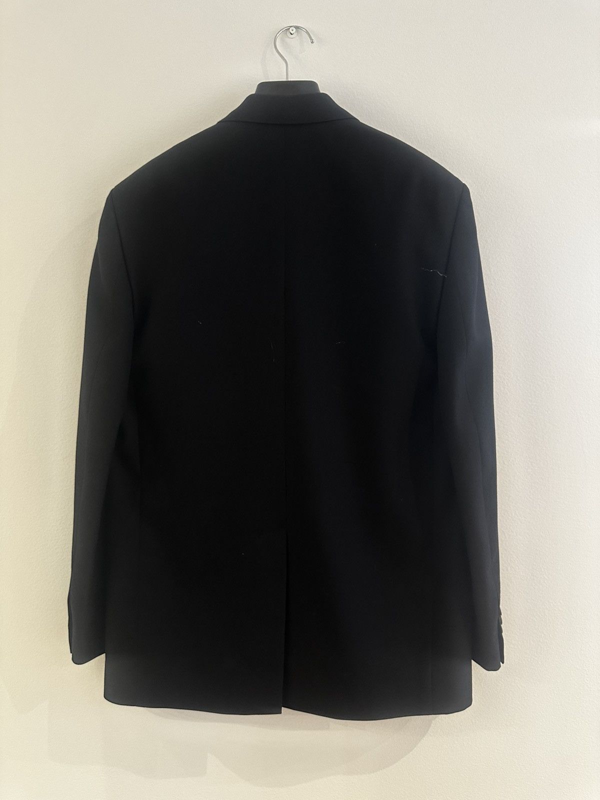 Celine 22SS Black Blazer Boxy Wool Gabardine Size 46R - 8 Thumbnail