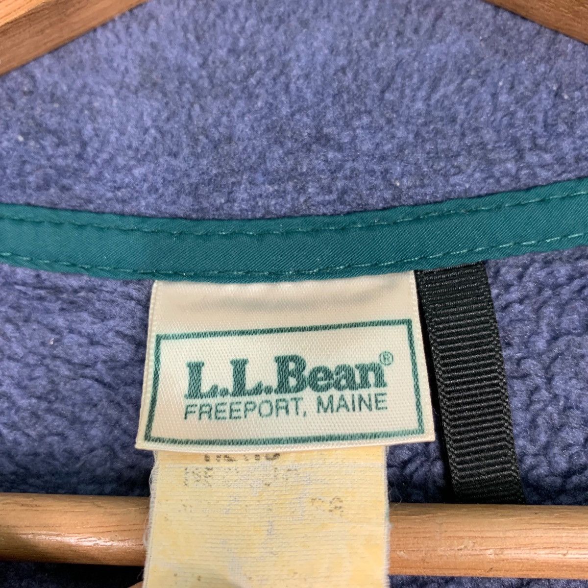 L.L. Bean L.L. BEAN Snap Button Turtle Neck Fleece Sweater #0493-C23 Size US L / EU 52-54 / 3 - 13 Thumbnail