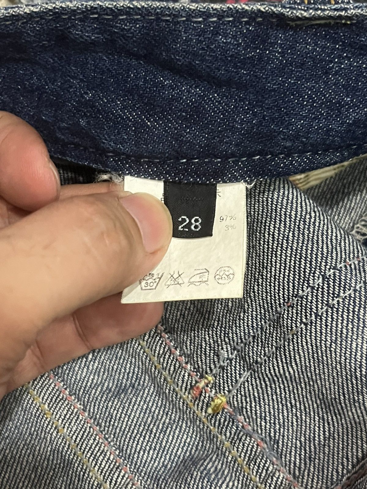 Japanese Brand ⚡️Flare⚡️Vintage Japanese Brand Anna Kerry Blue Faded Jeans Size 28" / US 6 / IT 42 - 18 Thumbnail