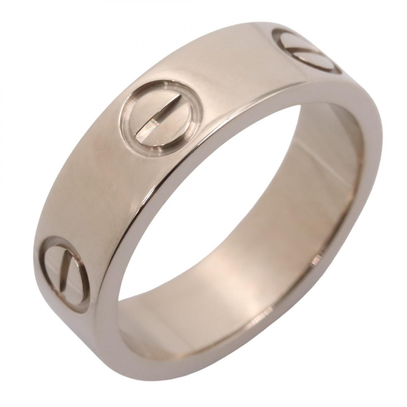 Cartier Cartier Cartier Love Au750 White Gold Ring Size 9 Precious Metal Ring B4084700 DUTY FREE for USA Size ONE SIZE - 1 Thumbnail