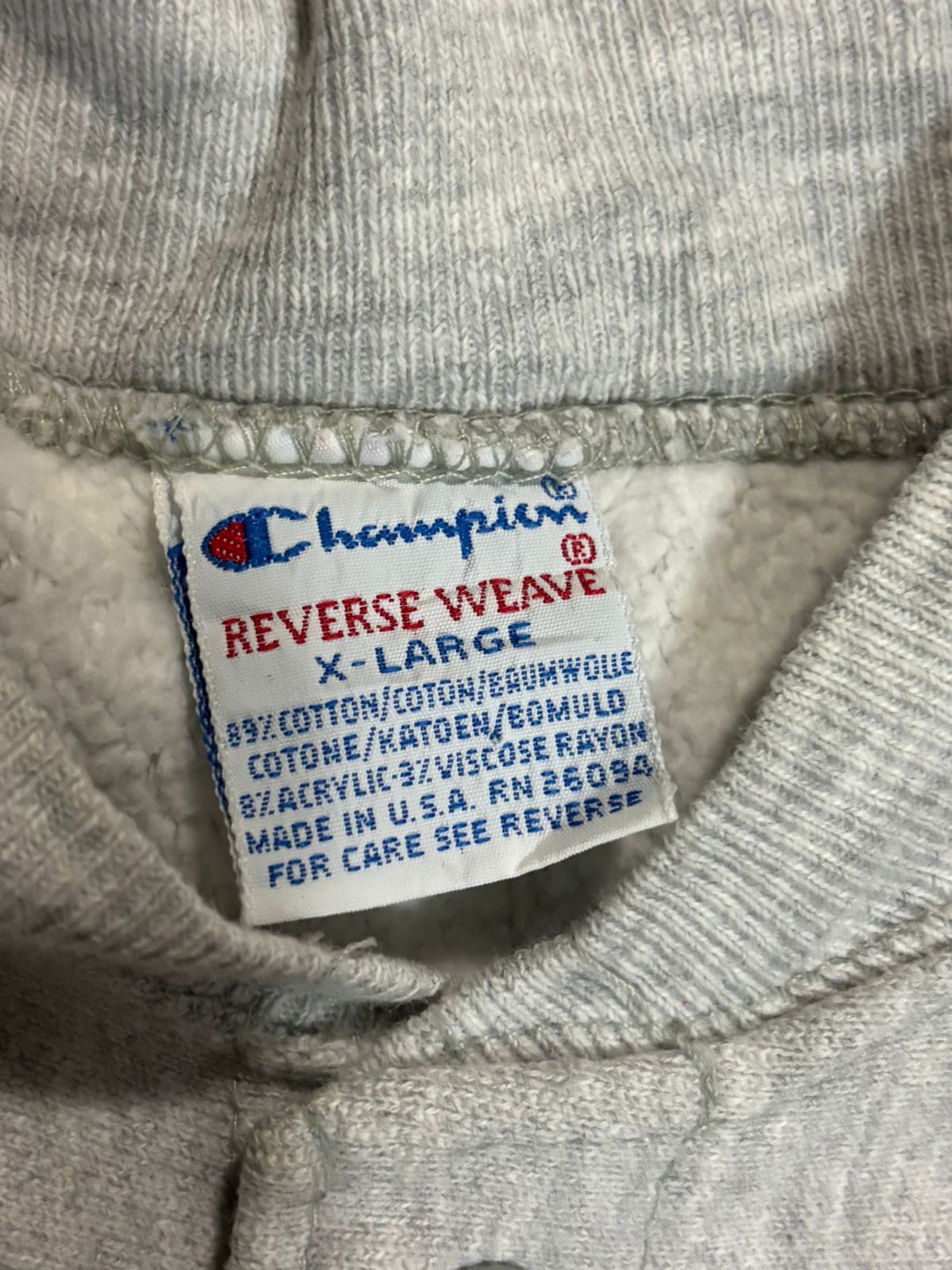 Champion Vtg 80s Champion Sweatshirt Cardigan Size US XL / EU 56 / 4 - 3 Thumbnail