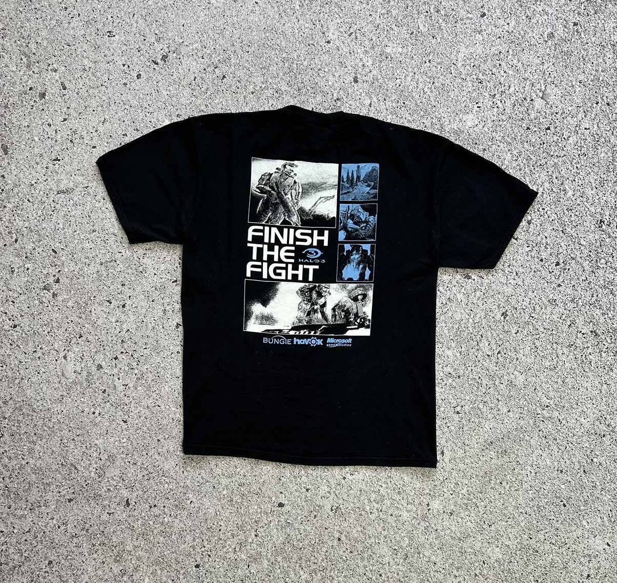Microsoft Vintage 2000’s Videogame Halo 3 Finish The Fight T-Shirt Size US XXL / EU 58 / 5 - 6 Thumbnail