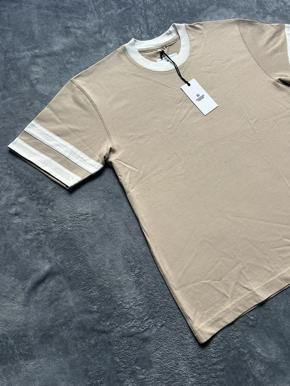 Reigning Champ Reigning Champ Short Sleeve Football T-Shirt Dune — Size M Size US M / EU 48-50 / 2 - 4 Thumbnail
