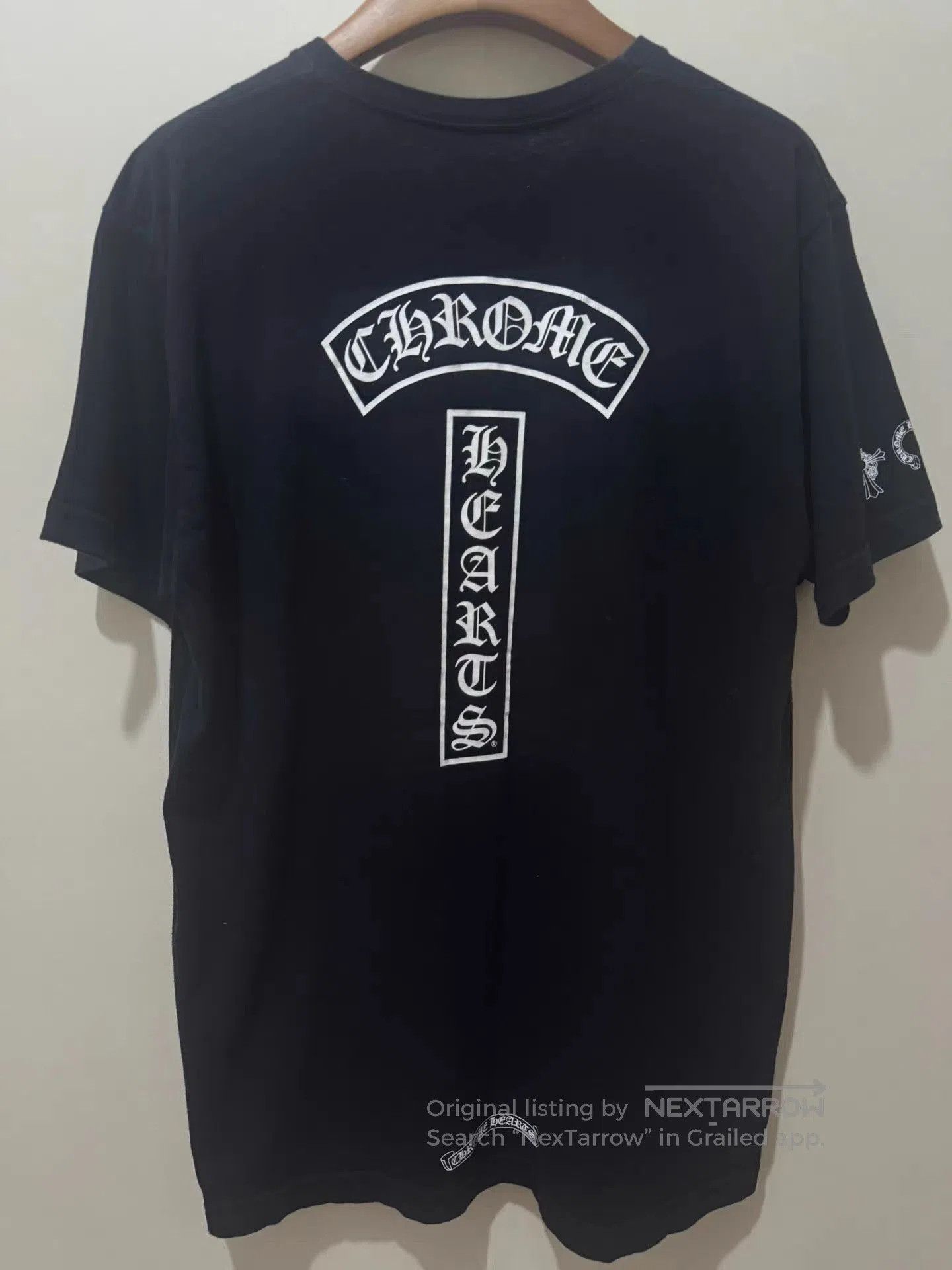 Chrome Hearts Black Short Sleeve T-Shirt with Pocket Design. Size US L / EU 52-54 / 3 - 2 Thumbnail