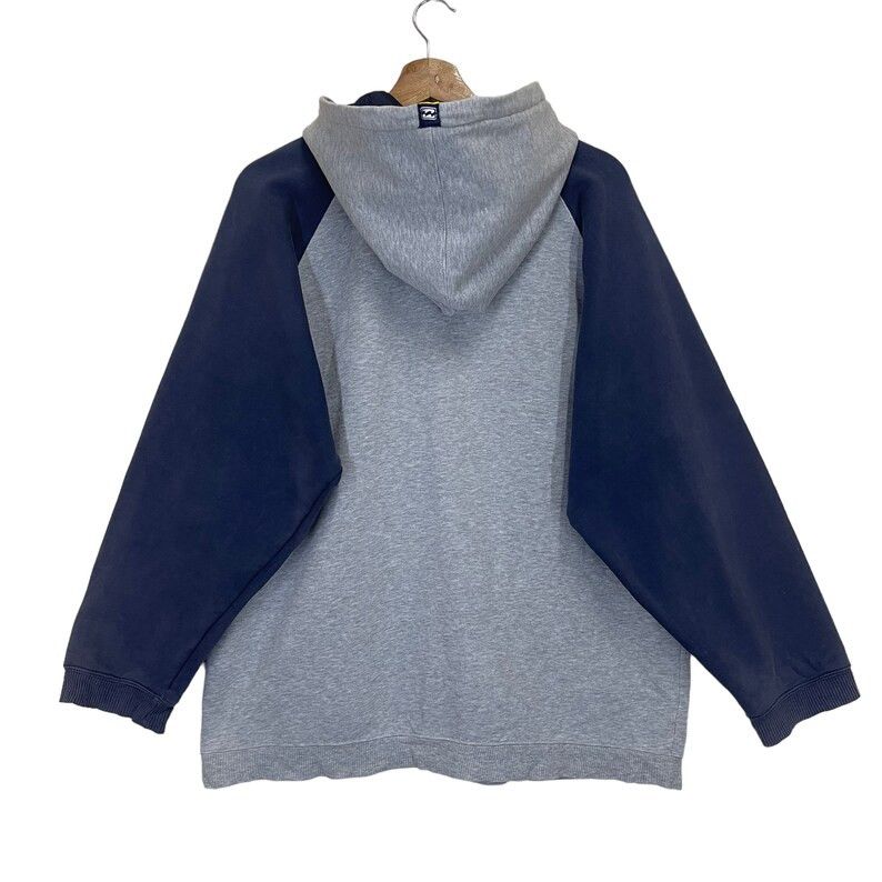 Billabong Vintage 90s Billabong Small Logo Zipper Fullzip Hoodie Size US L / EU 52-54 / 3 - 3 Thumbnail