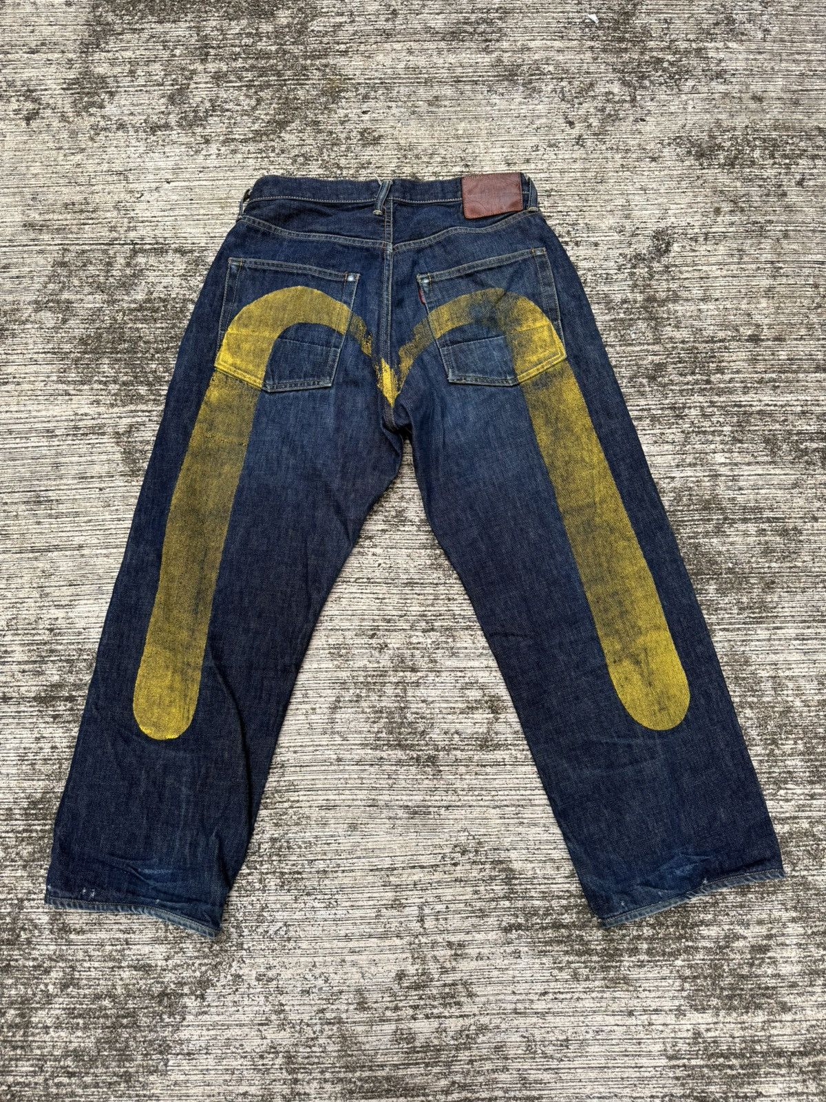 Evisu Evisu Japan Lot 2001 Selvedge Jeans Yellow Seagull Arcuate Size US 32 / EU 48 - 1 Thumbnail